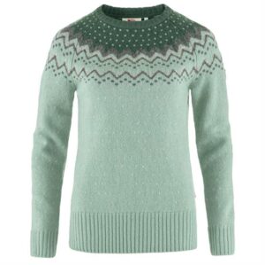 Fjällräven Ãvik Knit Sweater Womens, Misty Green / Deep Patina